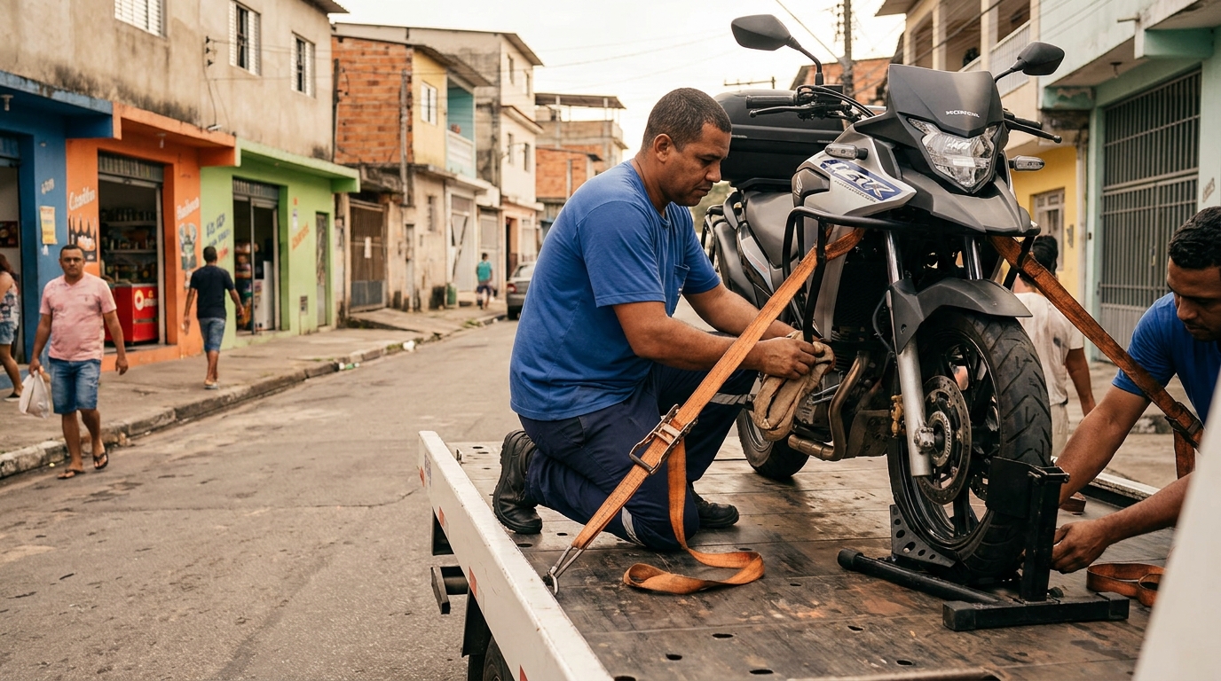 Guincho para Moto em Piracicaba‑SP