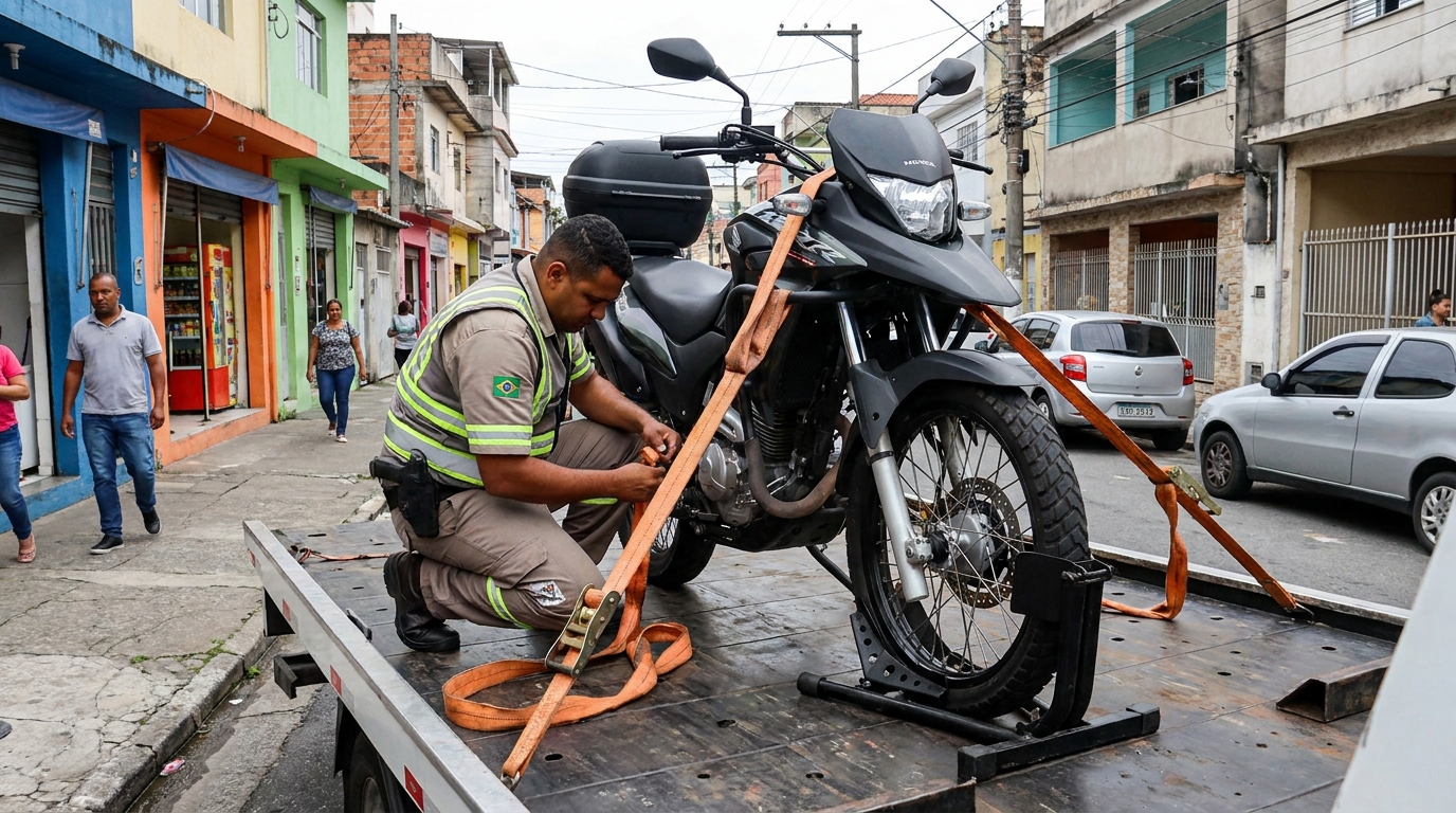 Guincho para Moto em Piracicaba‑SP